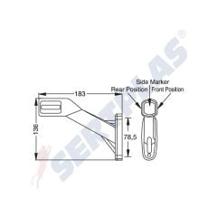 Özünlü Dorse Boynuz Lamba E Belgeli ADR'li