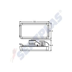 Scania Depo Yanlığı Lambası - Scania Yan Lamba