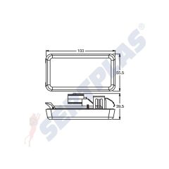 Scania Depo Yanlığı Lambası - Scania Yan Lamba