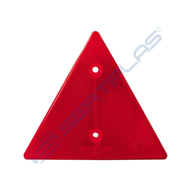 Üçgen Reflektör Kırmızı Vidalı Tip