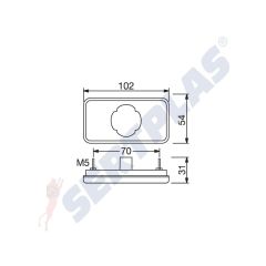 Volvo FH - FM Yan İşaret Lambası E Belgeli