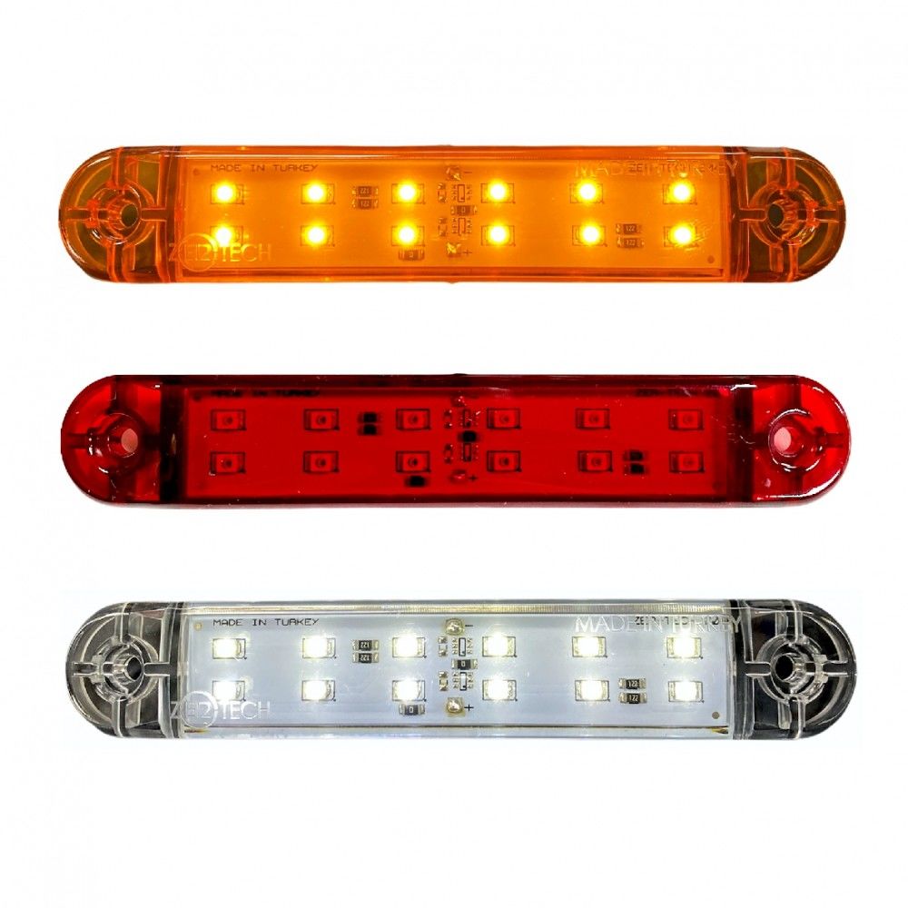 12 Ledli Çift Sıra Parmak Lamba