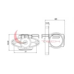 Dorse Boynuz Lamba 24 Volt E Belgeli Kısa Boy