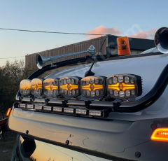 Koçkar Ledli Sis Farı Animasyonlu 12/24 Volt Uyumlu Şimşek Etkili