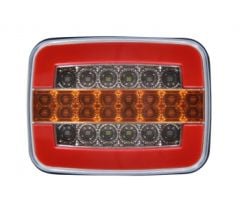 Neon Ledli Mini Kare Stop Lamba Dinamik Sinyalli E Belgeli