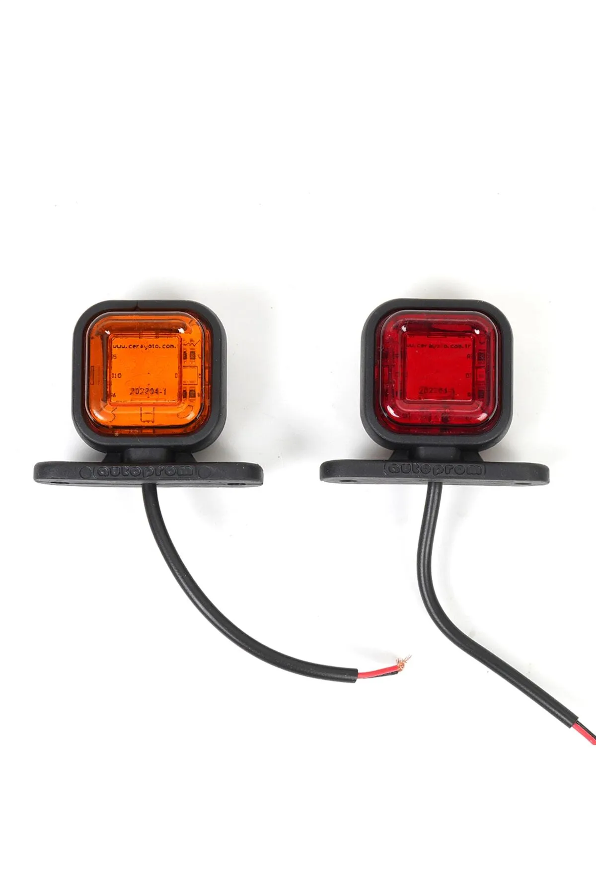 Kare Mini Takoz Lambası 16 Ledli 12/24V