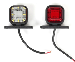 Kare Mini Takoz Lambası 16 Ledli 12/24V