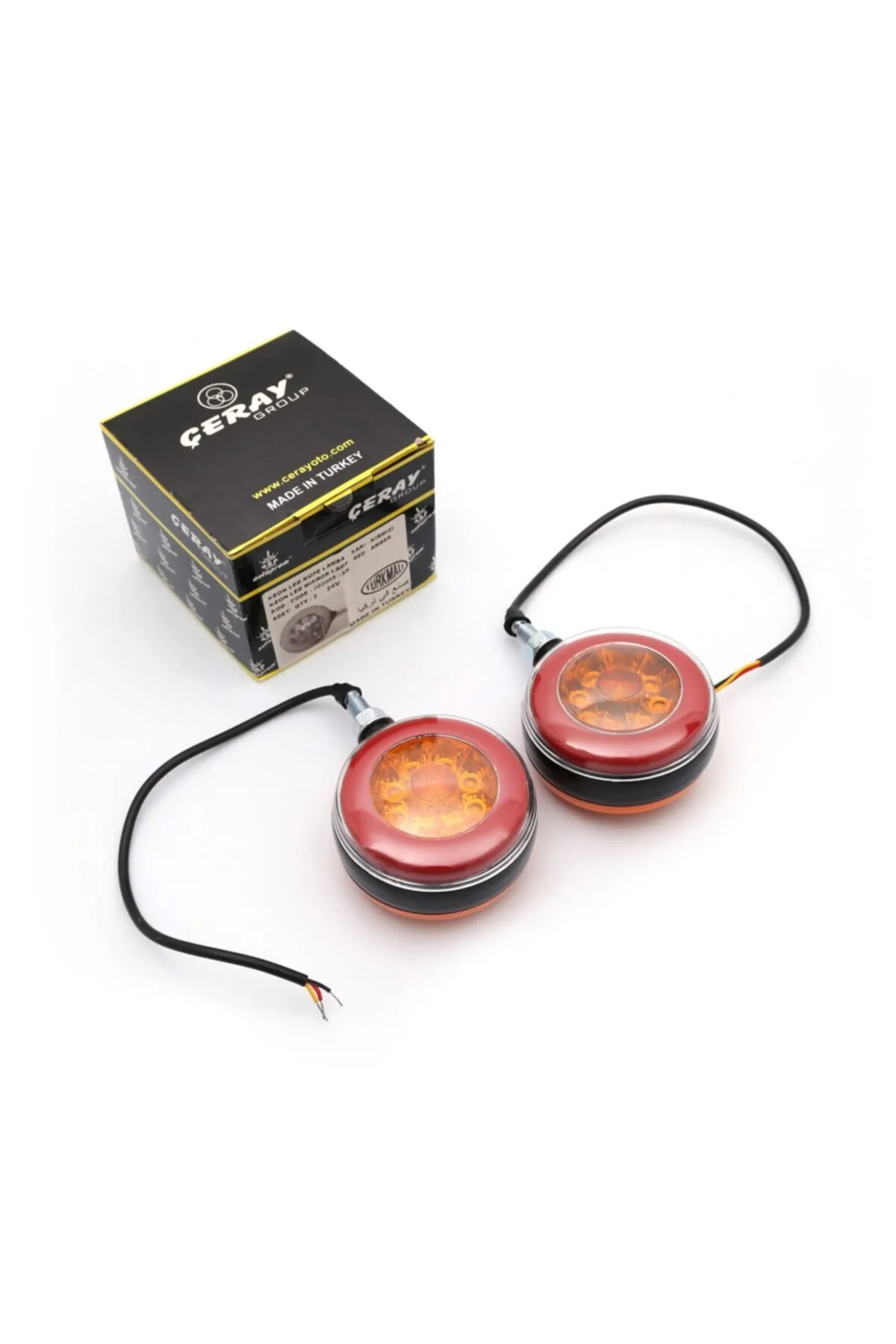 Neon Ledli Su Geçirmez Küpe Lambası 12-24V (2 Adet) - E Belgeli