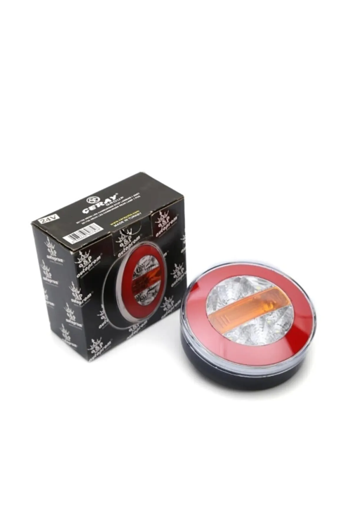 Neon Ledli Hamburger Stop Lambası 4 Fonksiyon - E Belgeli