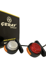 Neon Ledli Yuvarlak Mini Takoz Lamba