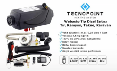 Tecnopoint Webasto D2 Model Dizel Isıtıcı 2.5 KWA