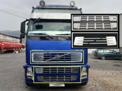 Volvo FH Panjur Kromu Alt + Üst Eski Model