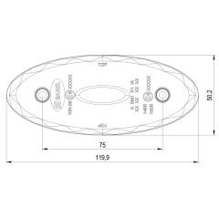 Elips Tip Yan Kasa Lambası E Belgeli
